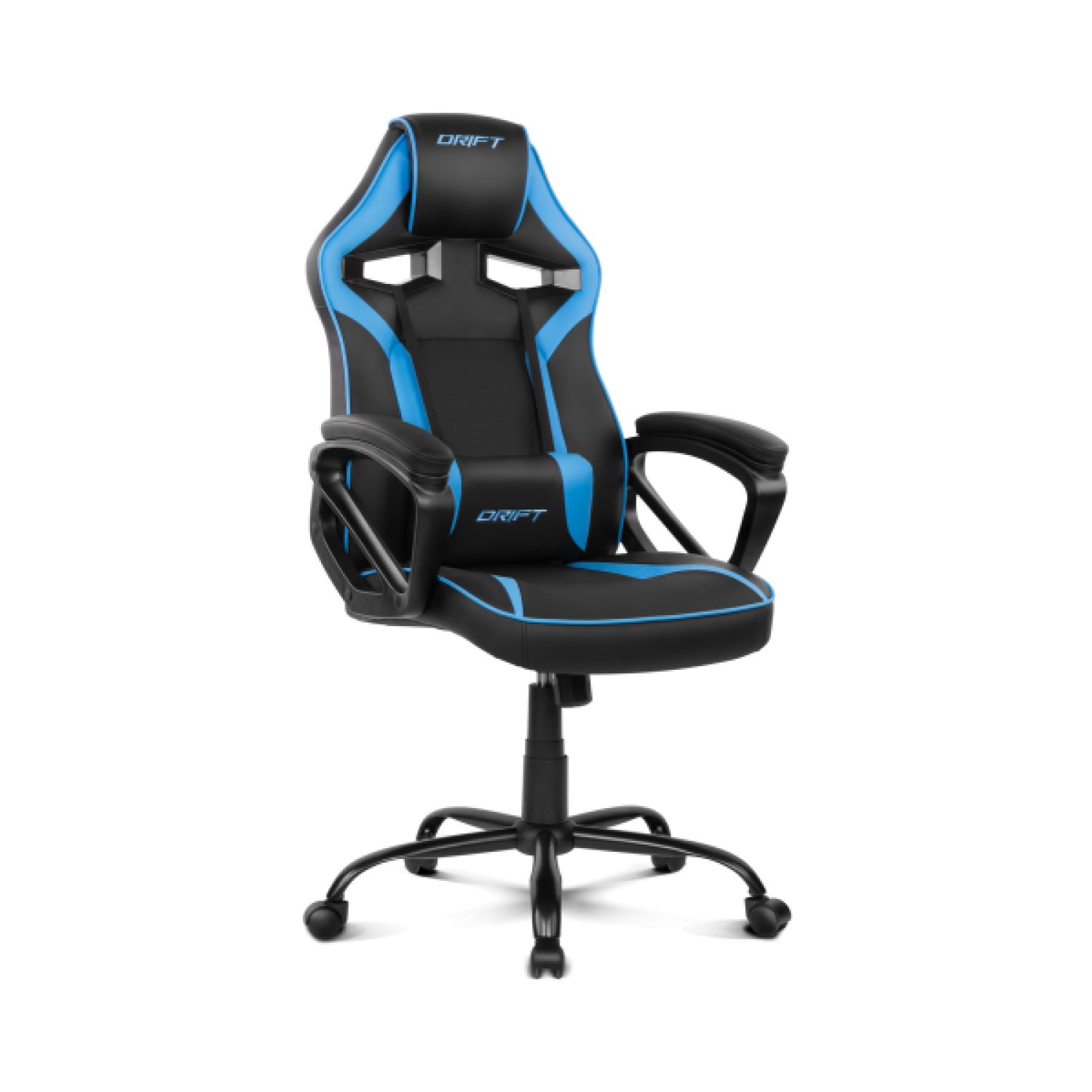 Drift DR50 · Silla Gaming · Asiento Acolchado · Negro y Azul