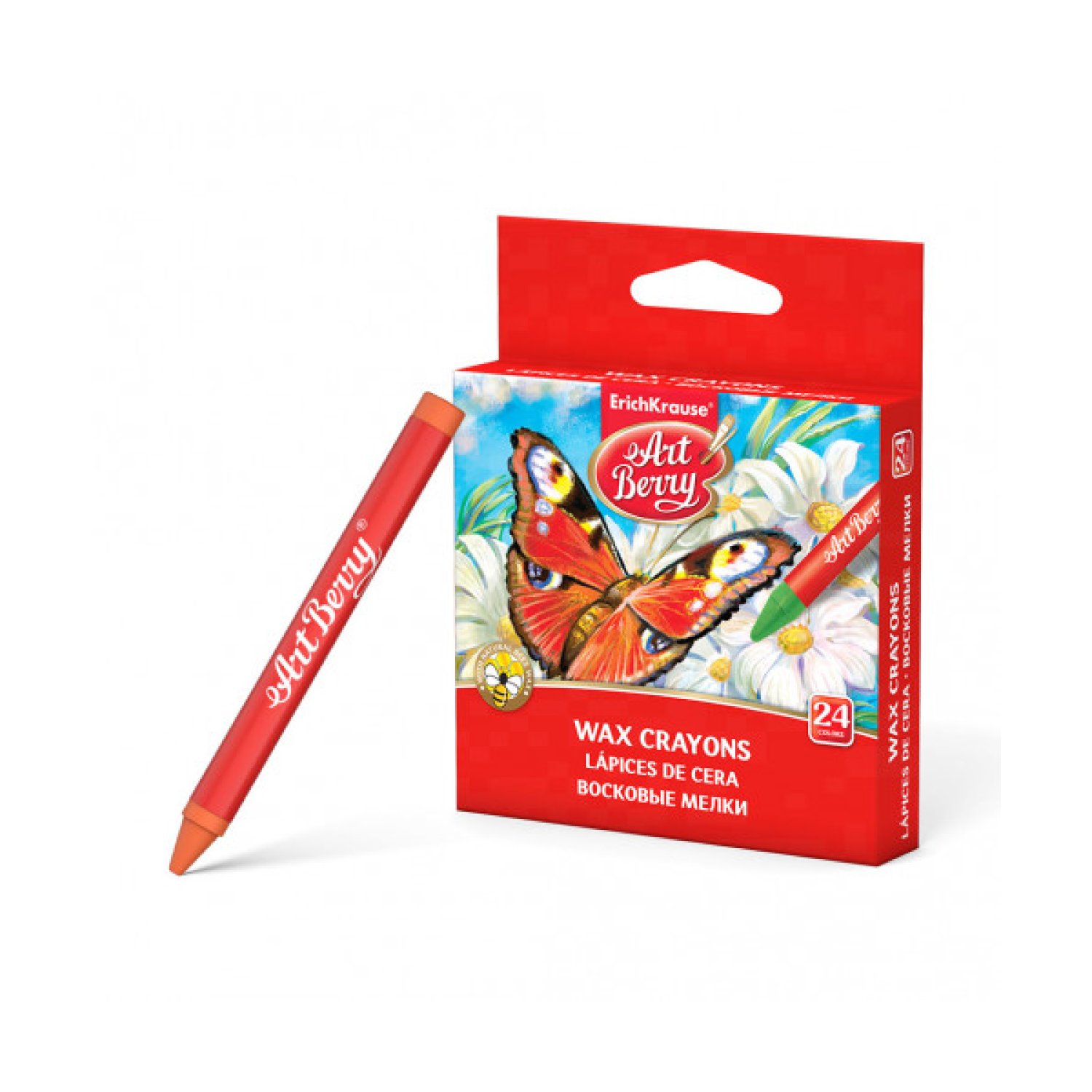 Artberry · Estuche Ceras de Plástico · 24 Colores