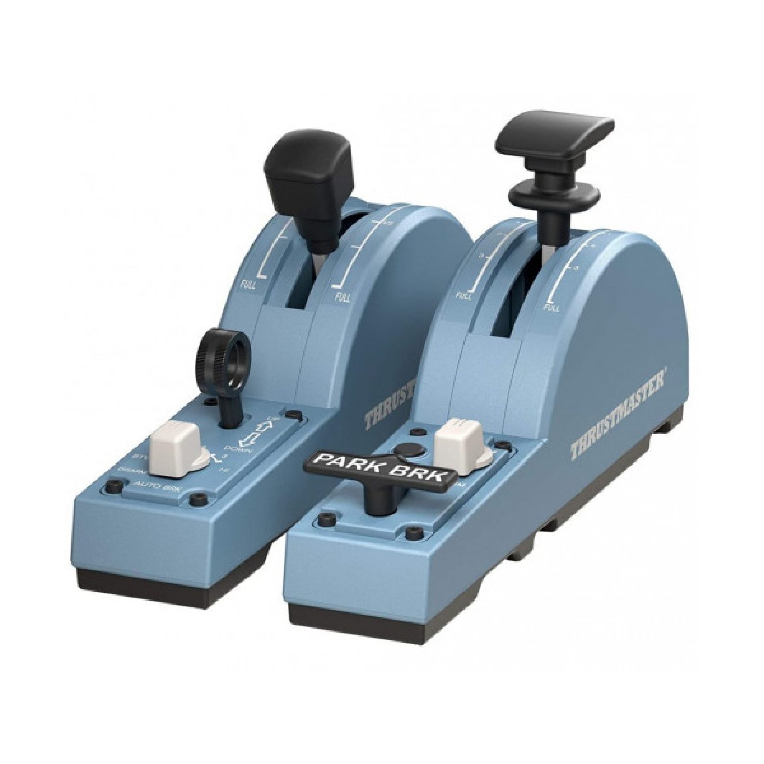 Thrustmaster TCA Quadrant Add-On Airbus Edition · Simulador de Vuelo · Negro/Azul