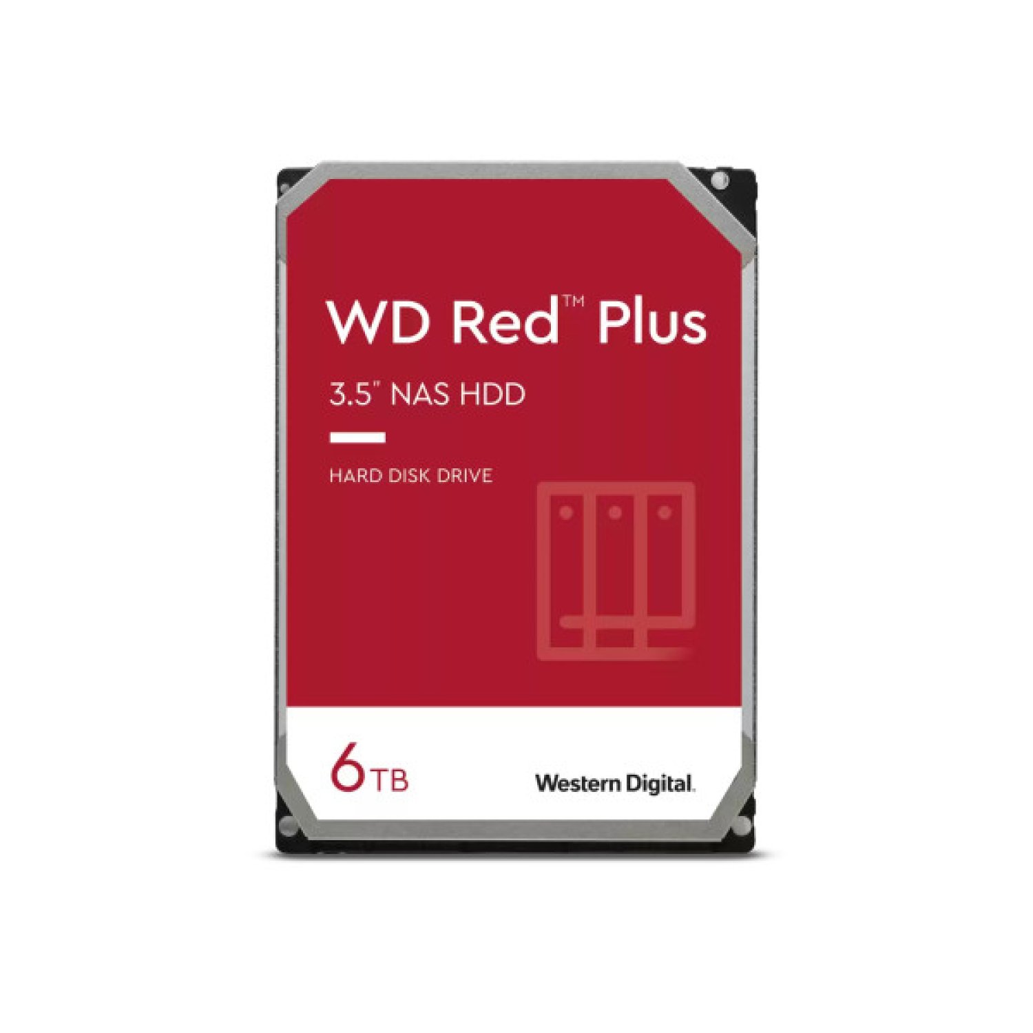 Western Digital Red Plus · Disco Duro 3,5" · 6TB · SATA III