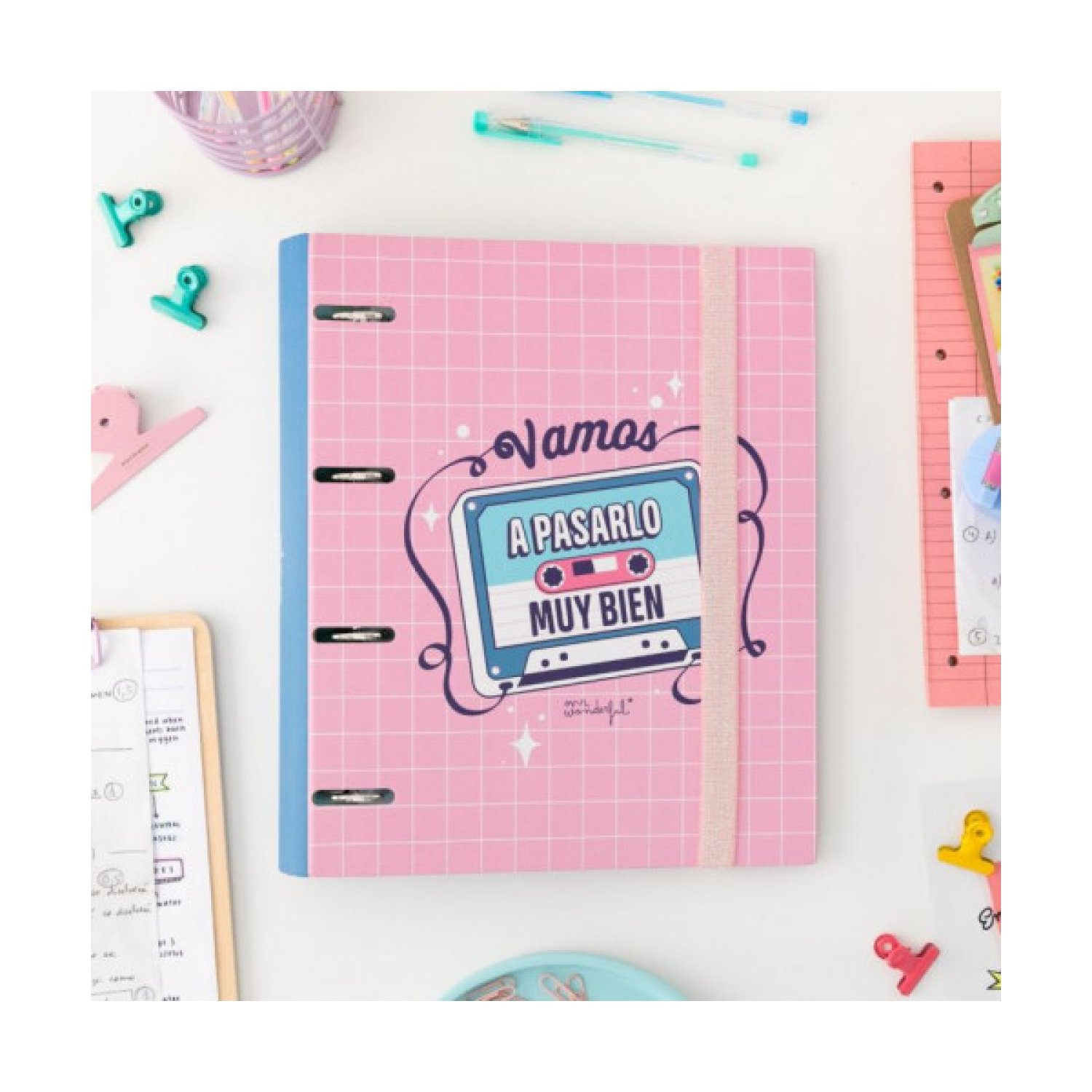 MR. WONDERFUL · Carpeta con Anillas · Vamos a Pasarlo Muy Bien