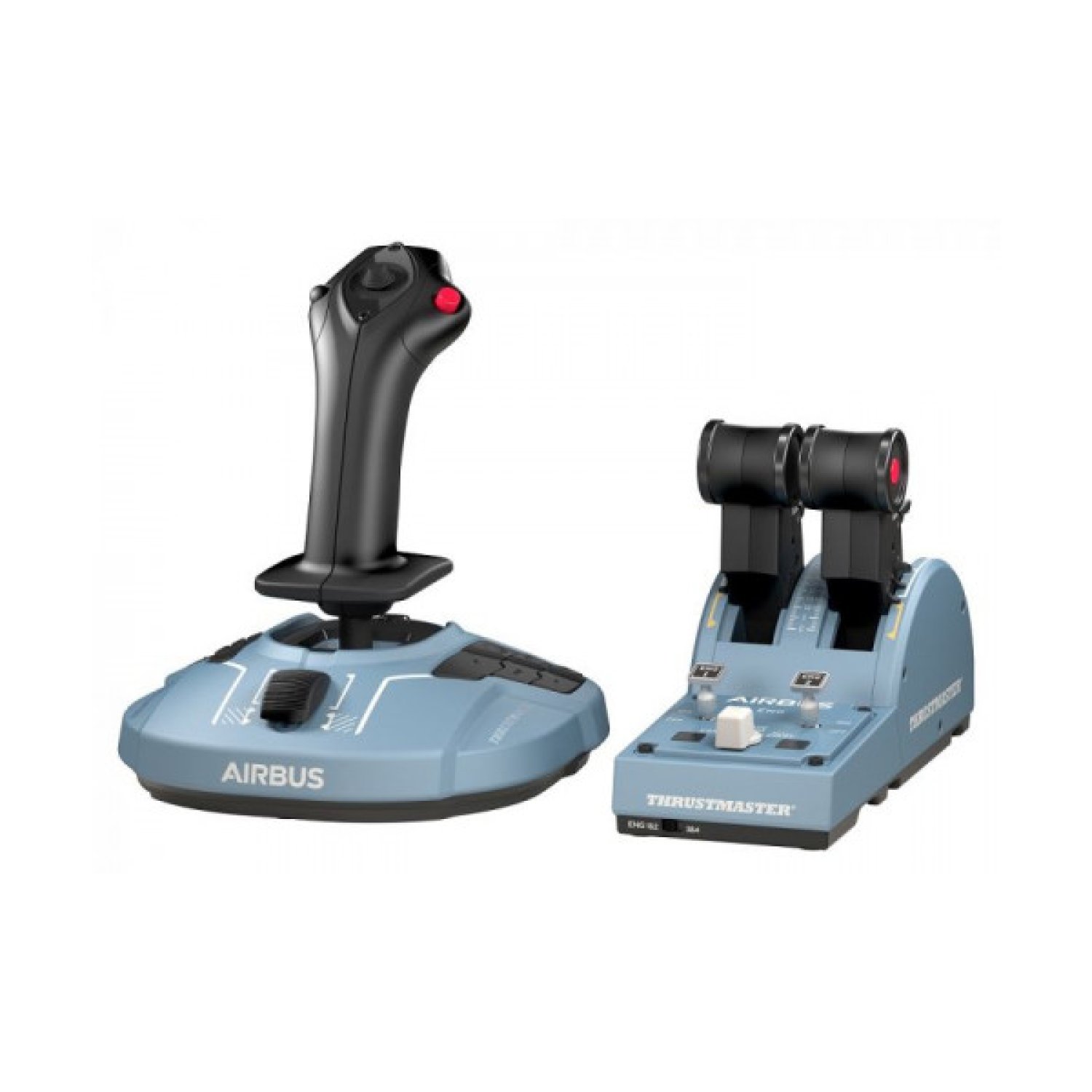 Thrustmaster TCA Officer Pack Airbus · Simulador de Vuelo · Negro y Azul