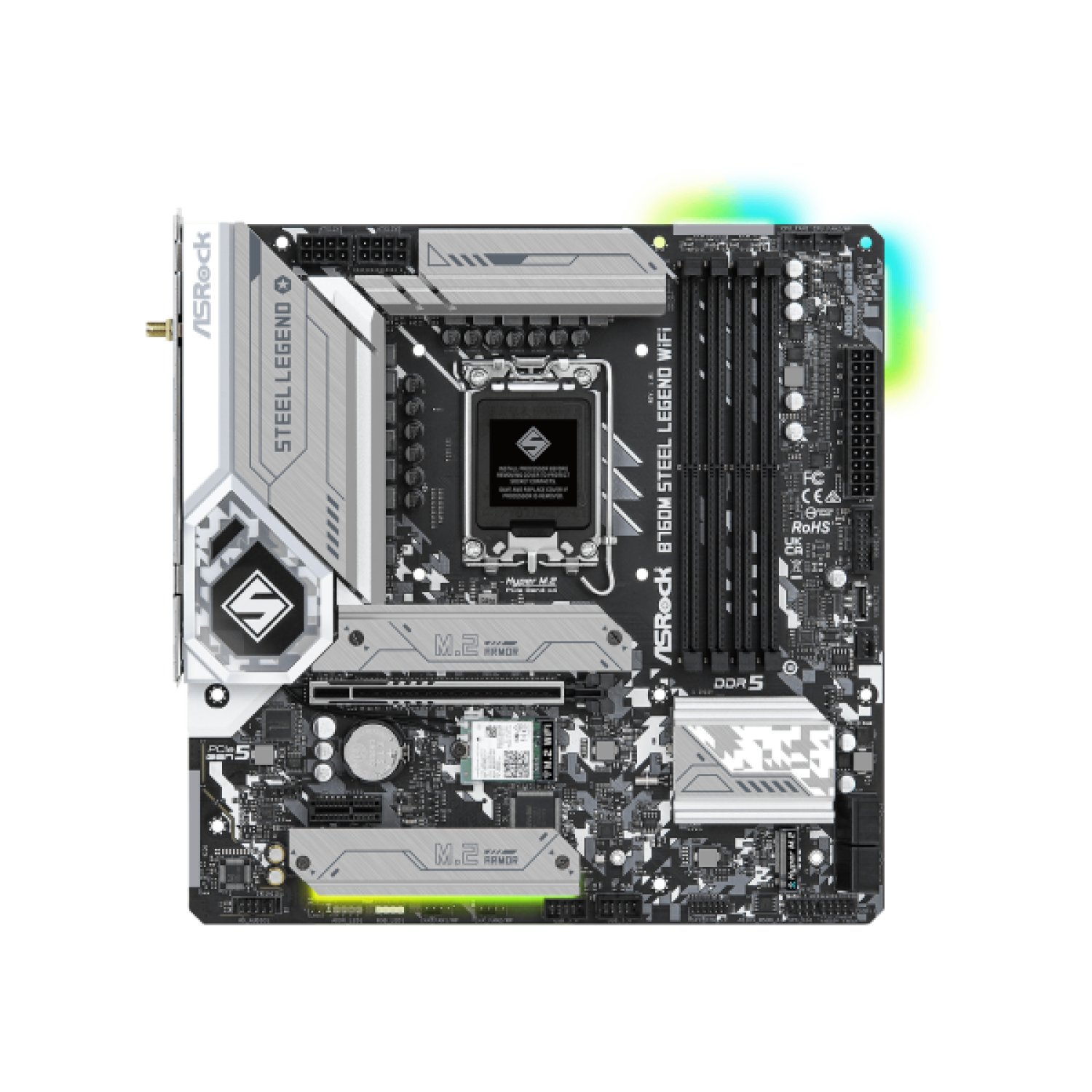 ASROCK B760M Steel Legend · Placa Base Intel LGA 1700 · Micro ATX · WiFi
