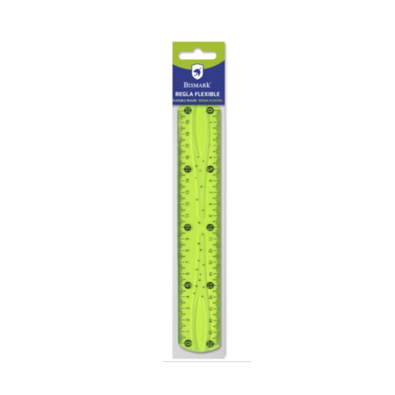 Bismark · Regla Flexible PVC · 20 cm