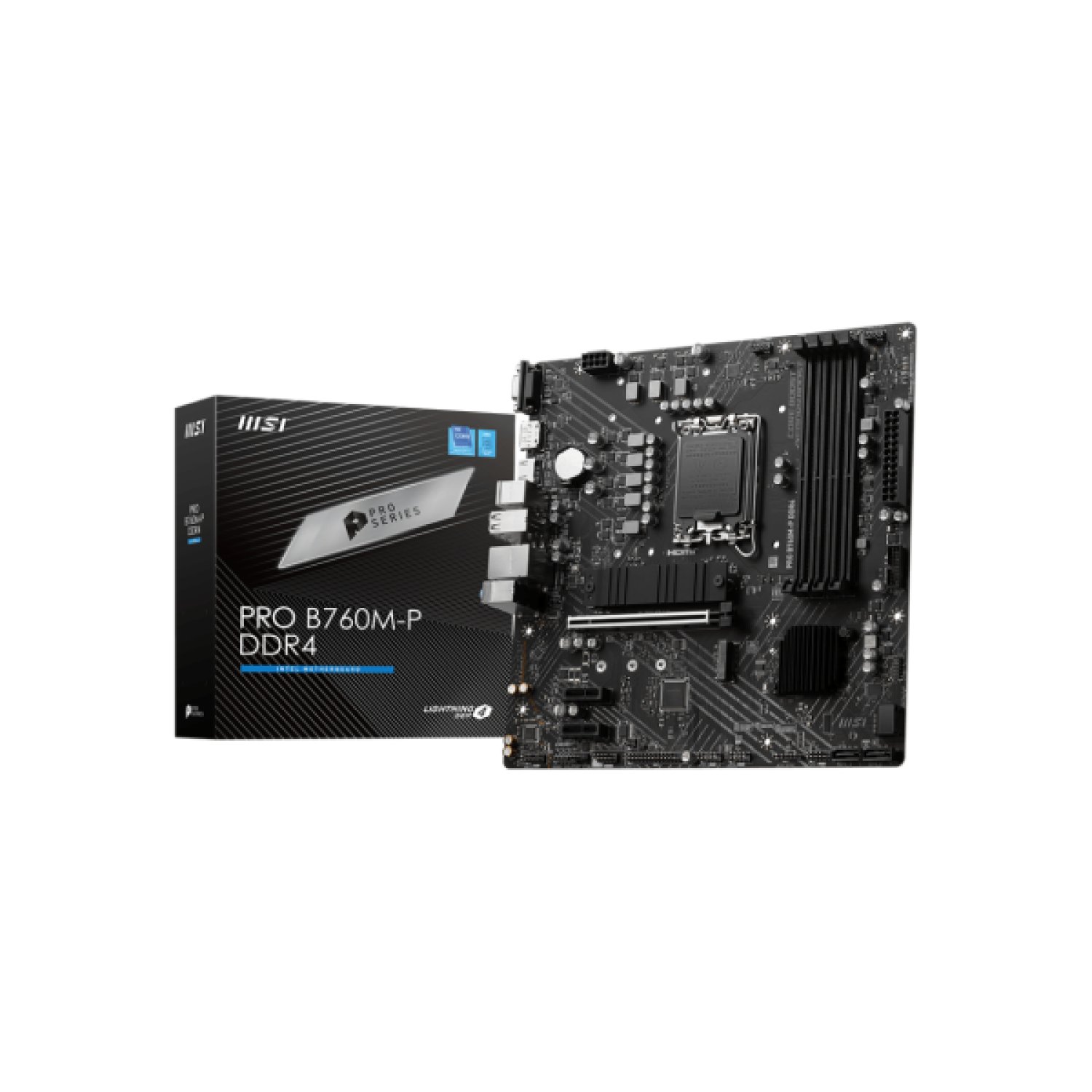 MSI PRO B760M-P · Placa Base Intel B760 · LGA 1700 · Micro ATX · DDR4