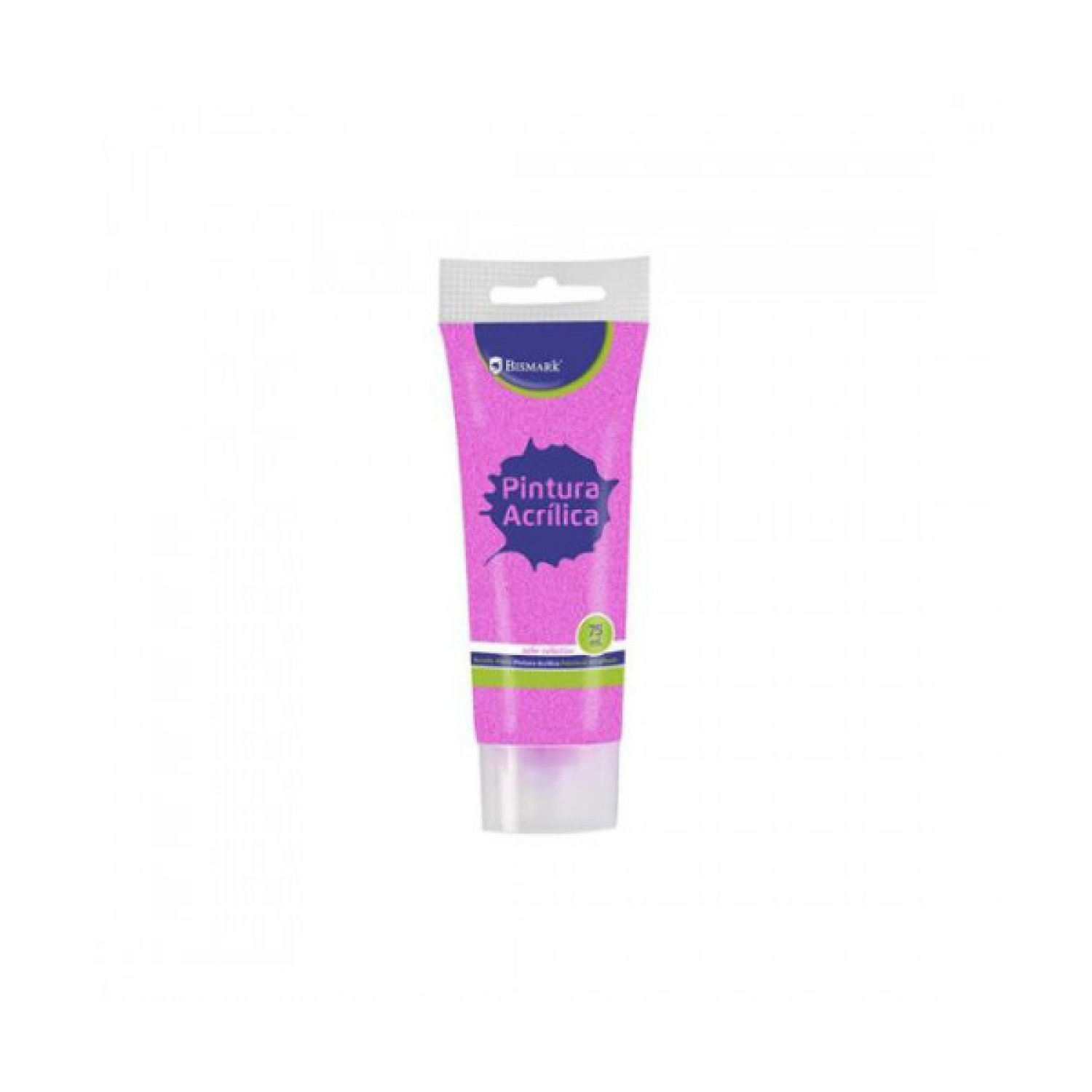 Bismark · Pintura Acrílica · 75ml Rosa con Glitter