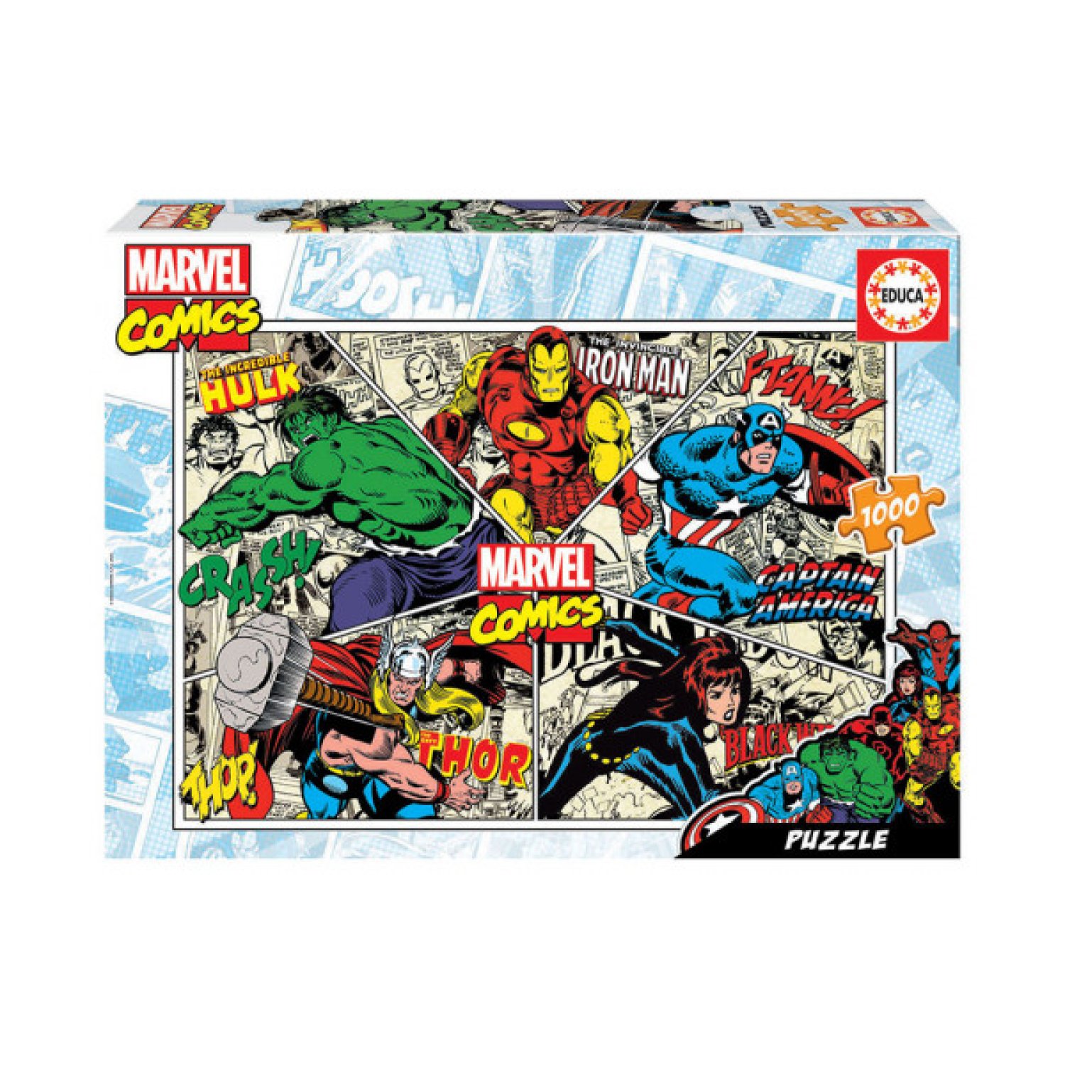 Educa Borrás · Marvel Comics · Puzzle 1000 piezas