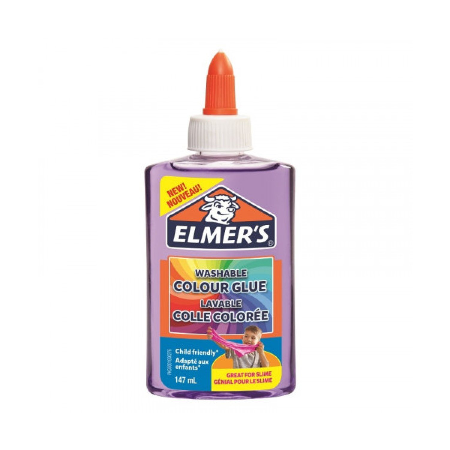 Elmer's · Pegamento Translúcido · 147ml · Morado