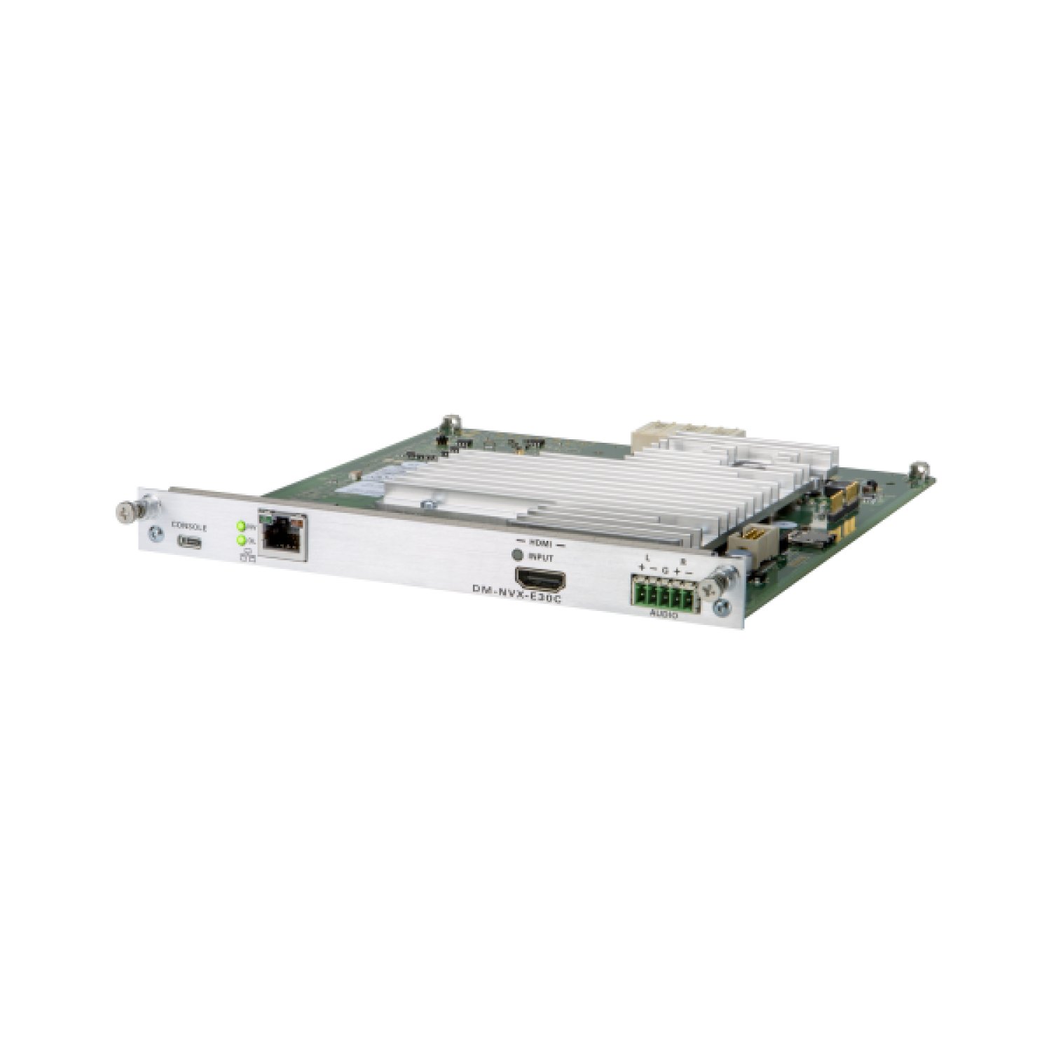 Crestron DM-NVX-E30C · Encoder AV 4K60 HDR · 4:4:4 · Tarjeta de Red