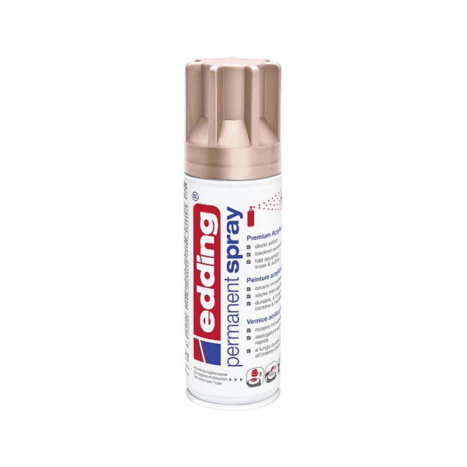 Edding 5200 · Spray Permanente · Oro Rosa · 200ml