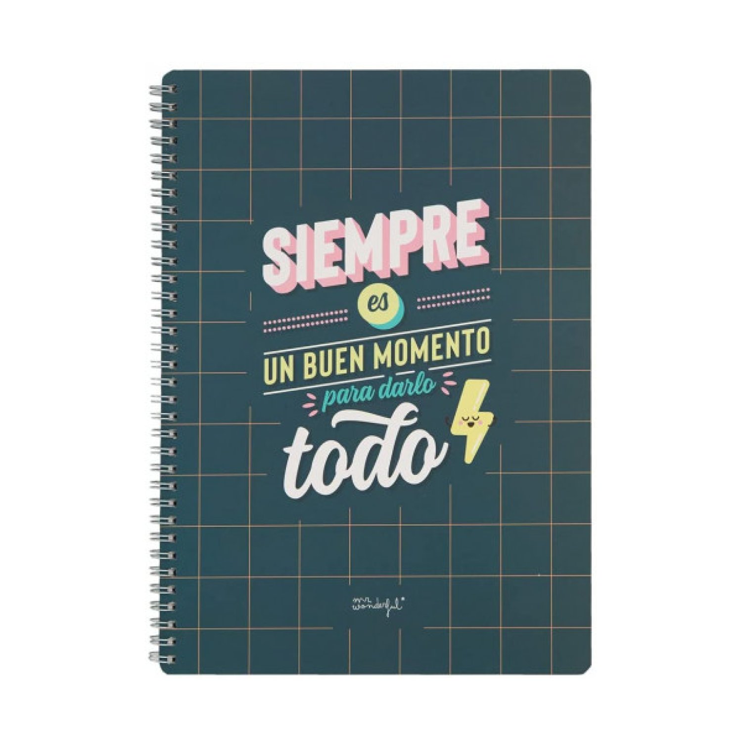 Mr. Wonderful · Libreta · Siempre es buen momento para darlo todo