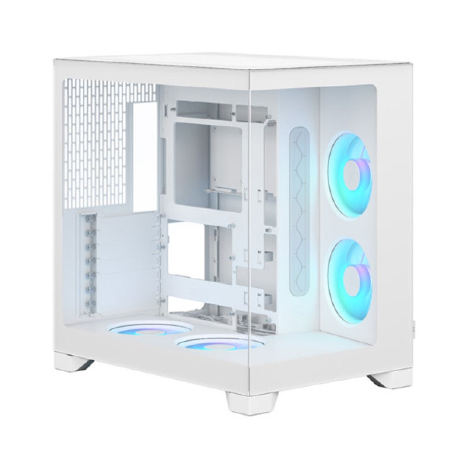 Fractal Design Pop 2 Vision · Caja ATX · Cristal templado · RGB · Blanca