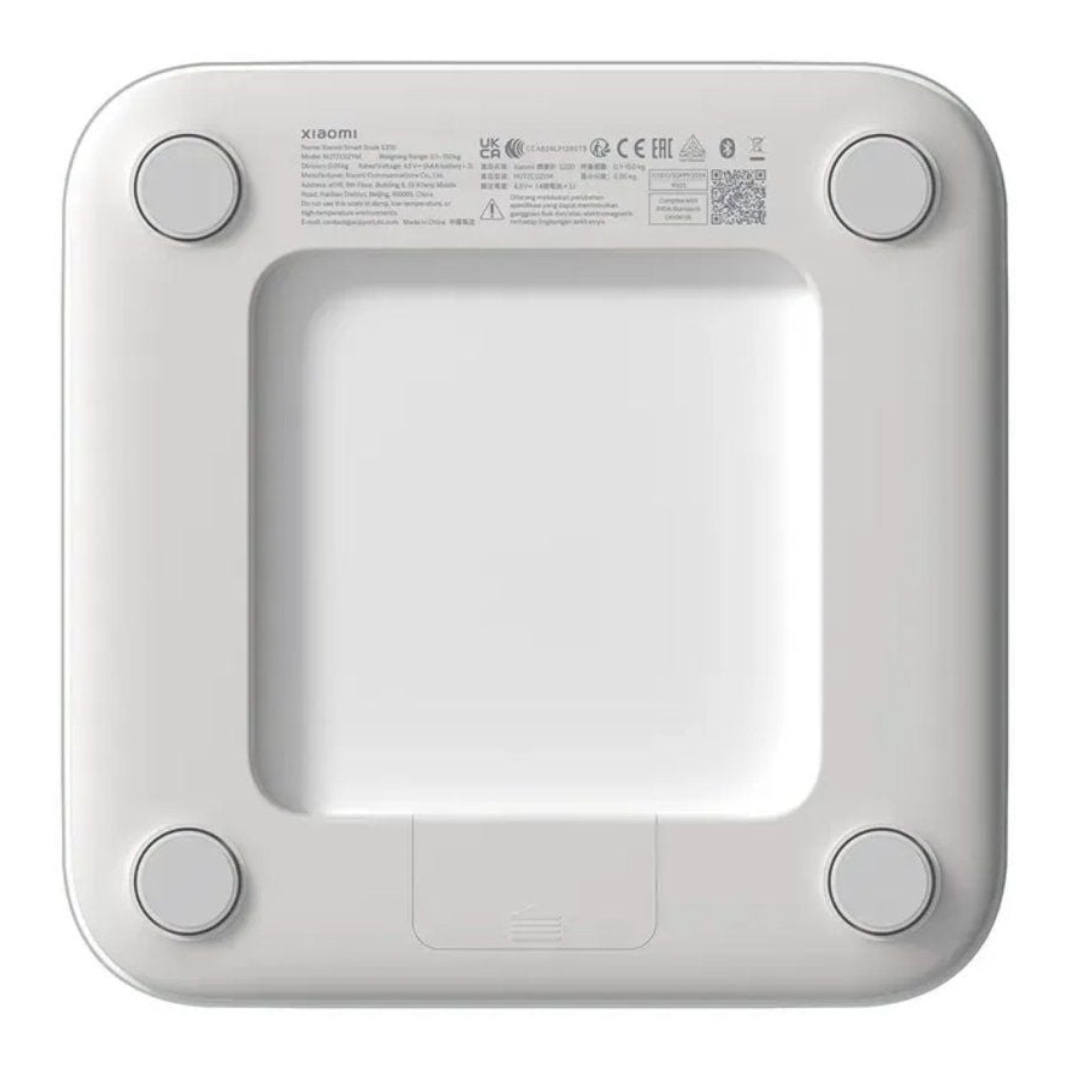 Báscula de Baño Xiaomi Smart Scale S200/ Hasta 150kg/ Blanca