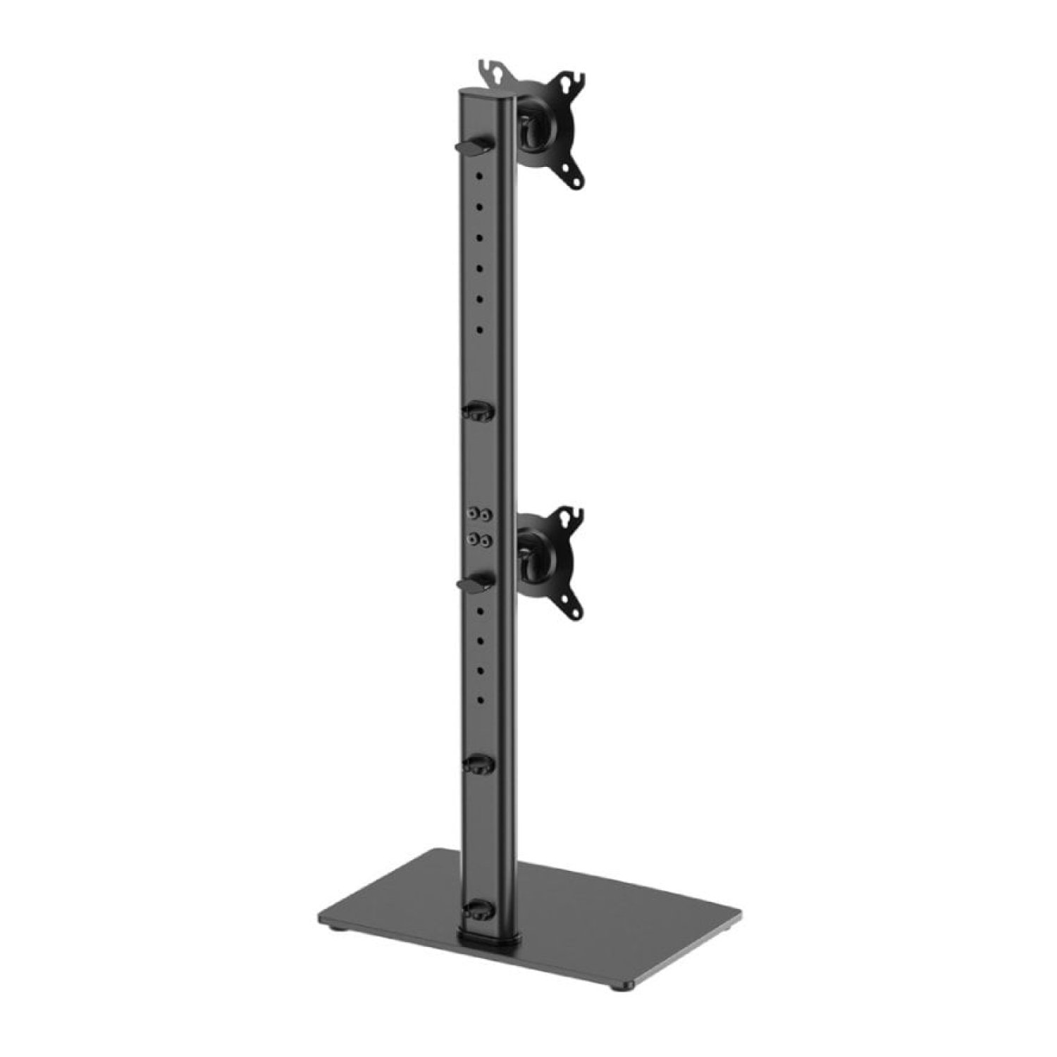 Soporte de Mesa para 2 Monitores Aisens DT34TSR-459/ Giratorio/ Inclinable/ hasta 12kg