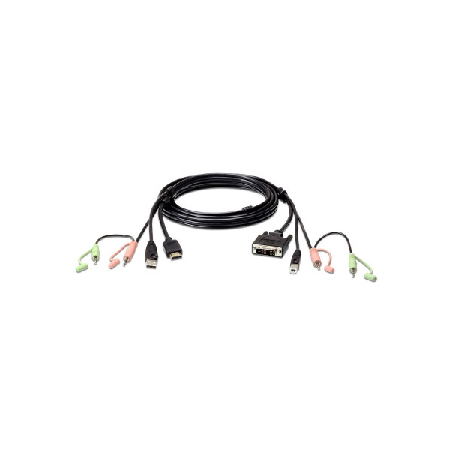 Aten Cable KVM · HDMI a DVI-D · USB + Audio · 1,8 m