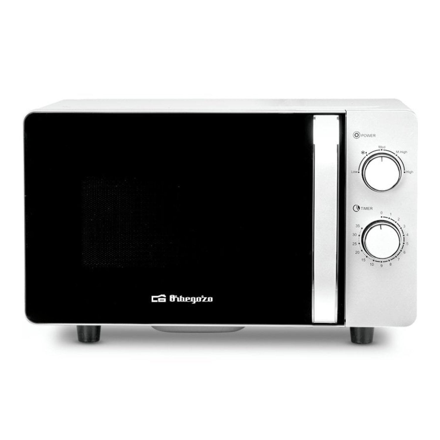 Microondas Orbegozo MI 2060 CE/ 700W/ Capacidad 20L/ Blanco