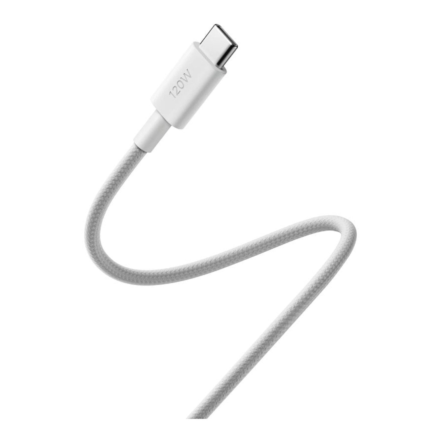 Xiaomi Cable USB Tipo-C · 2m · 6A · 120W · 480Mbps · Trenzado Blanco
