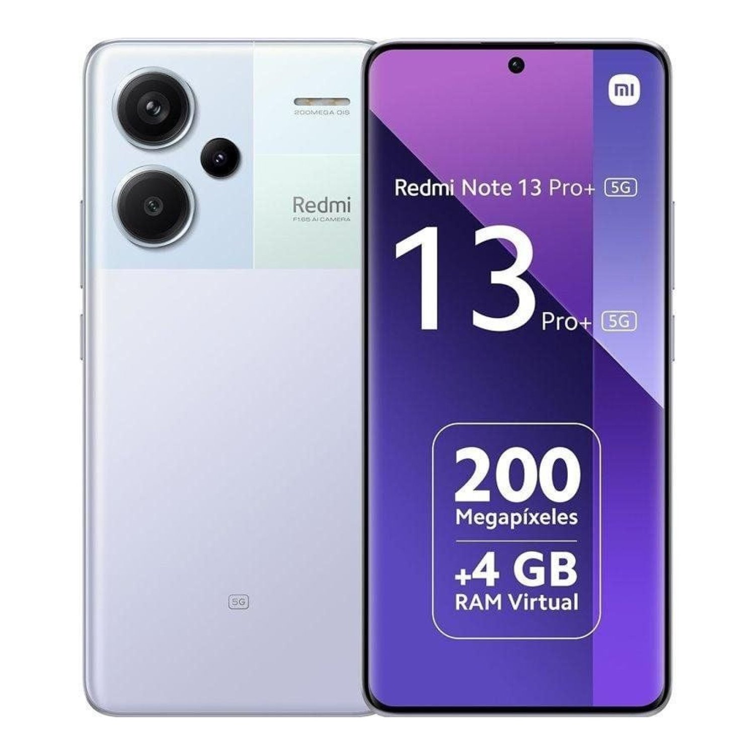 Xiaomi Redmi Note 13 Pro+ · 6,67" · 12GB RAM · 512GB · 5G · NFC · Púrpura