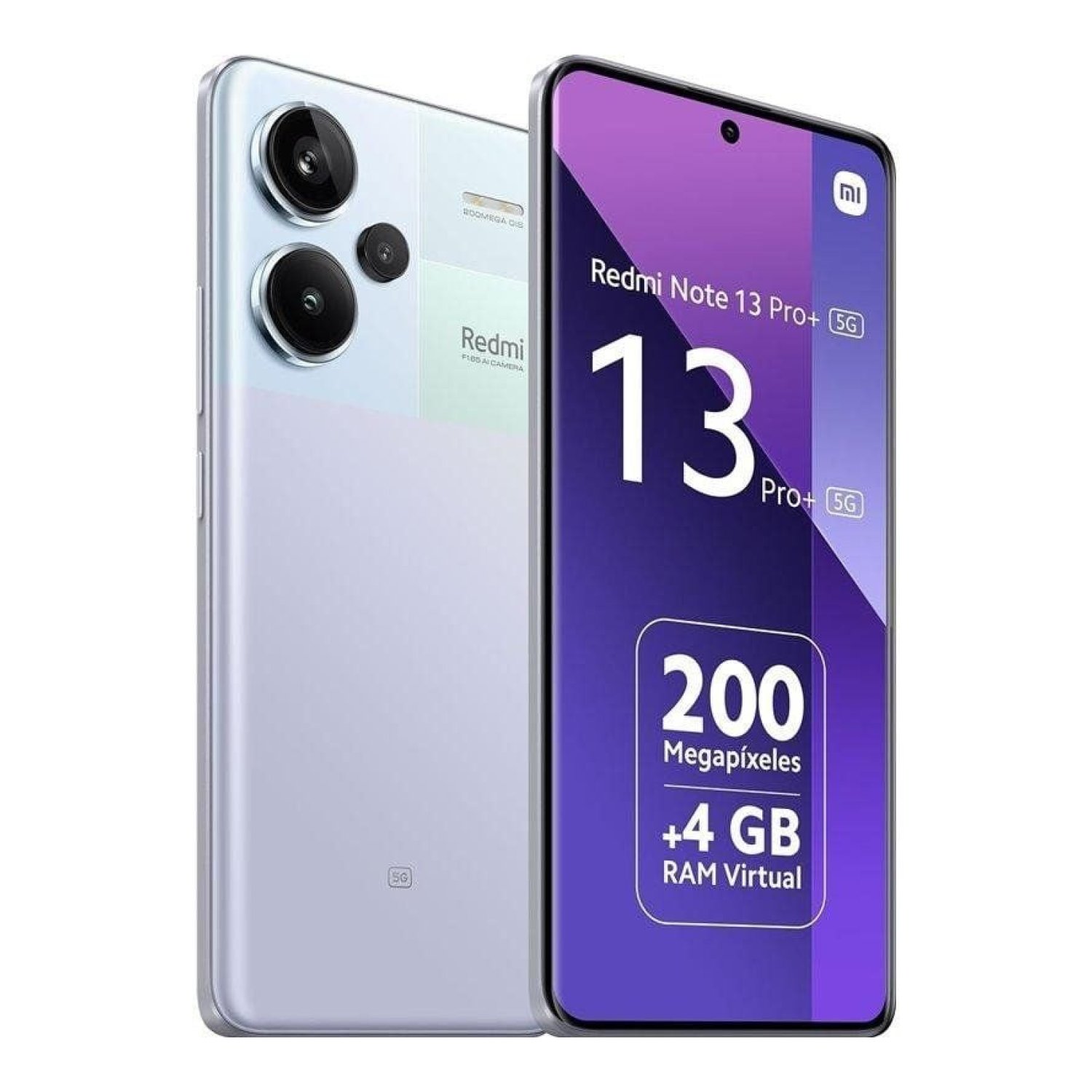 Xiaomi Redmi Note 13 Pro+ · 6,67" · 12GB RAM · 512GB · 5G · NFC · Púrpura