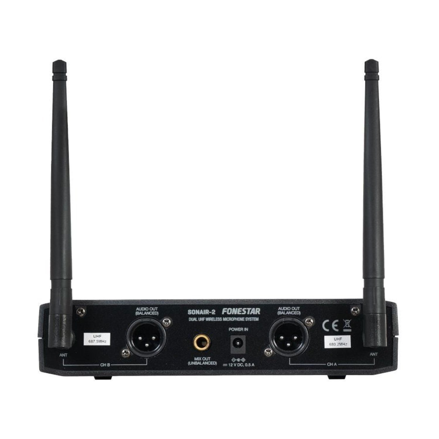 Fonestar Sonair-2M · Micrófono Inalámbrico Doble · UHF · Incluye Receptor