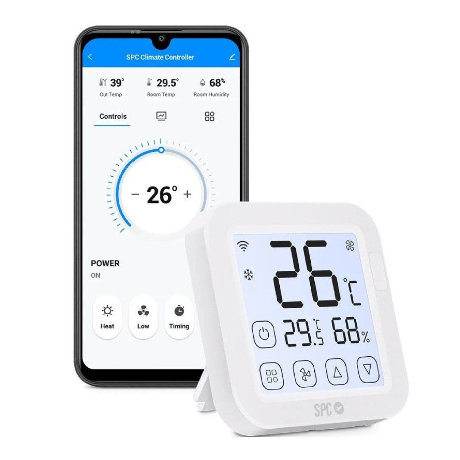 SPC Climate Controller · Control de Clima Inteligente · WiFi
