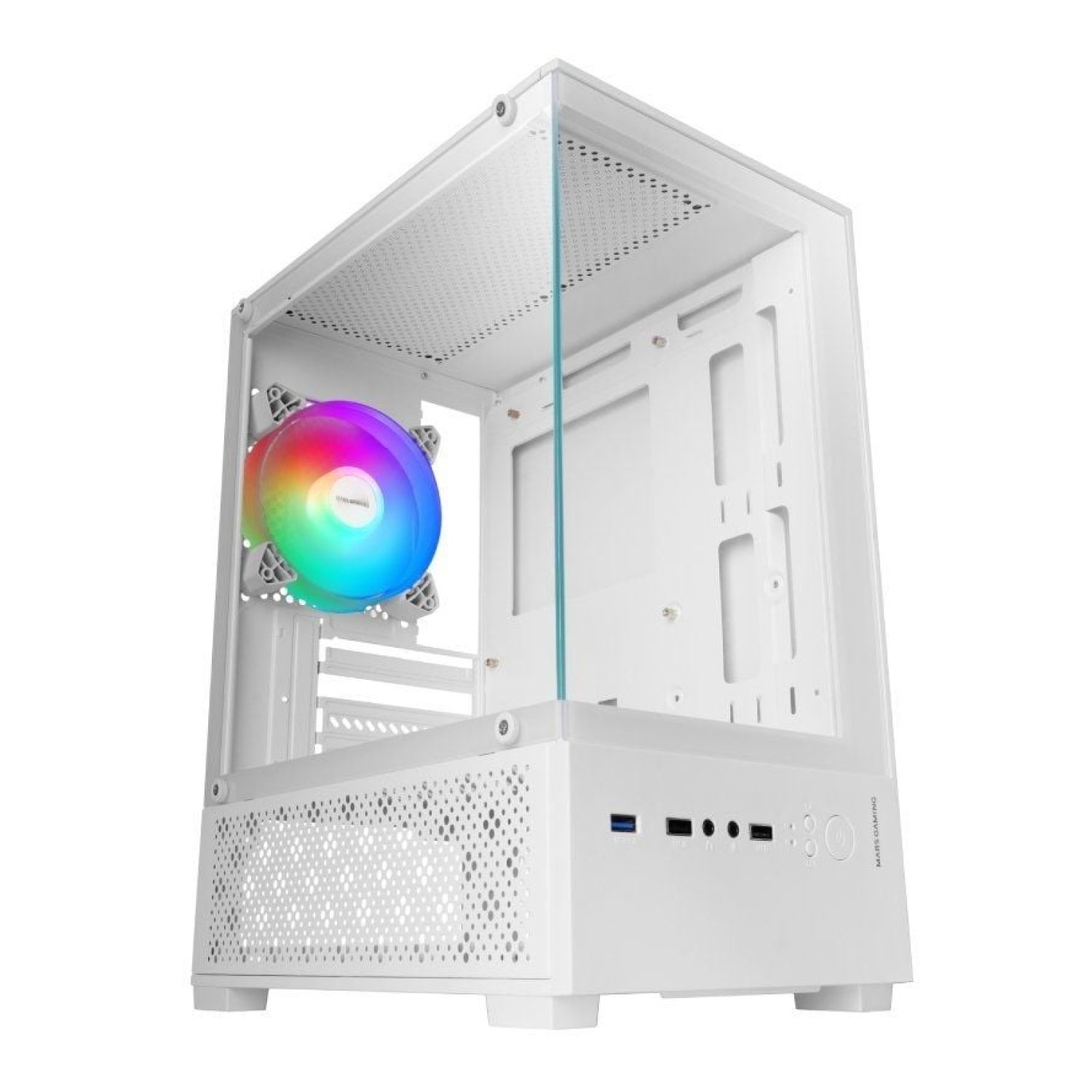 Mars Gaming MC-SE2 · Caja Minitorre Gaming · Blanca · ATX