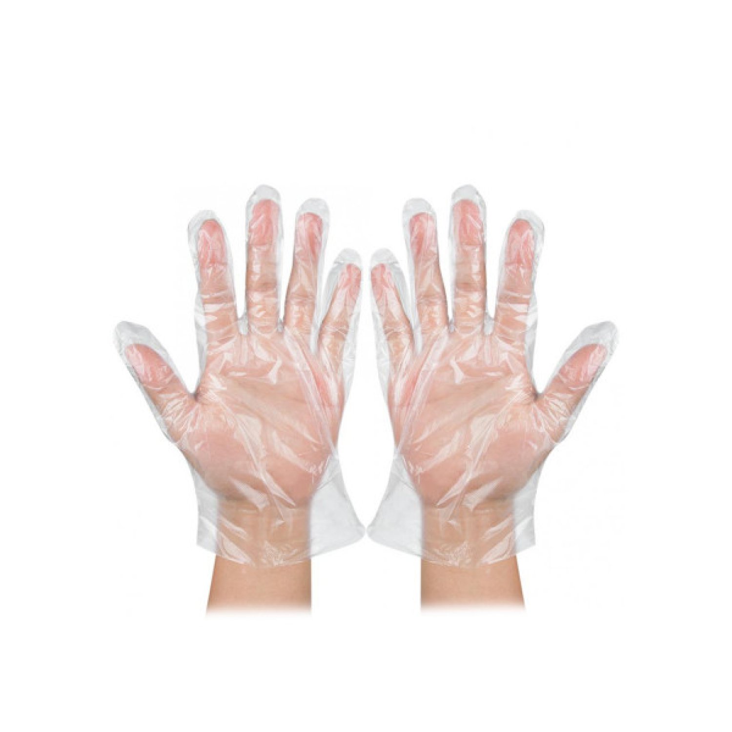 Guantes Desechables Higiénicos · Transparentes · Pack 100 Unidades · Talla Única