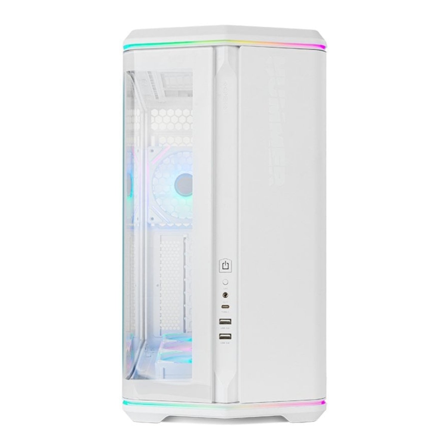 NOX Hummer Semitorre ATX cristal curvo ARGB Blnc