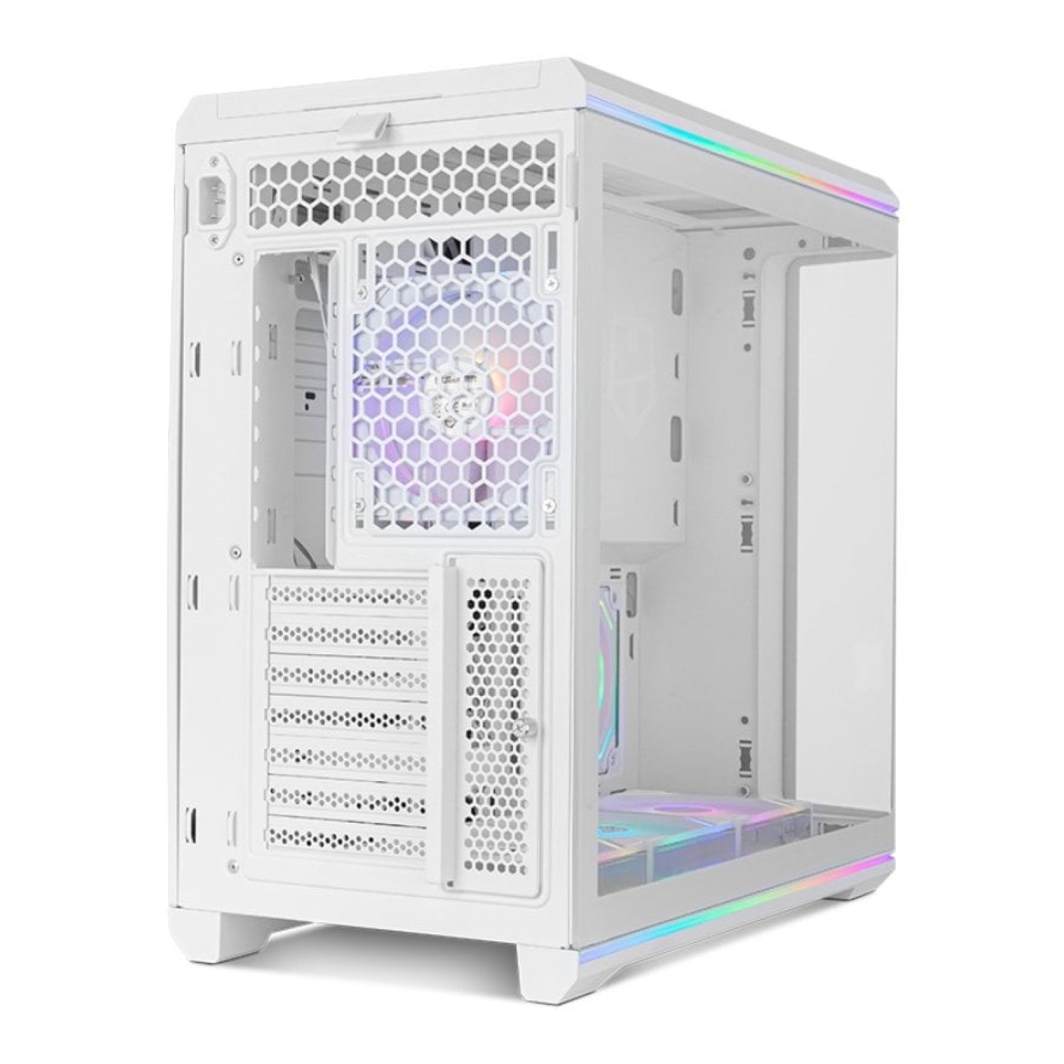 NOX Hummer Semitorre ATX cristal curvo ARGB Blnc