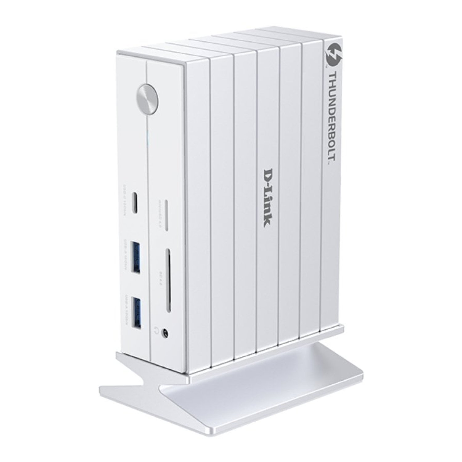 Docking Thunderbolt 4 D-Link DUF-E01/E/ 5xUSB/ 2xUSB Tipo-C/ 2xThunderblot/ 1xDisplayPort/ 1xHDMI 4K/ 1xRJ45/ 1xJack 3.5/ 1xLector de Tarjetas/ Blanco