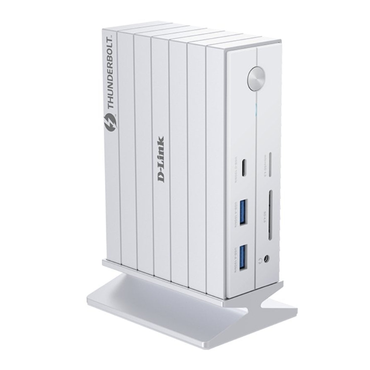 Docking Thunderbolt 4 D-Link DUF-E01/E/ 5xUSB/ 2xUSB Tipo-C/ 2xThunderblot/ 1xDisplayPort/ 1xHDMI 4K/ 1xRJ45/ 1xJack 3.5/ 1xLector de Tarjetas/ Blanco