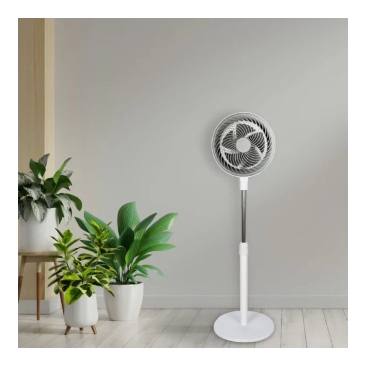 Ventilador de Pie Daewoo DW9001/ 80W/ 5 Aspas 25cm/ 3 Velocidades