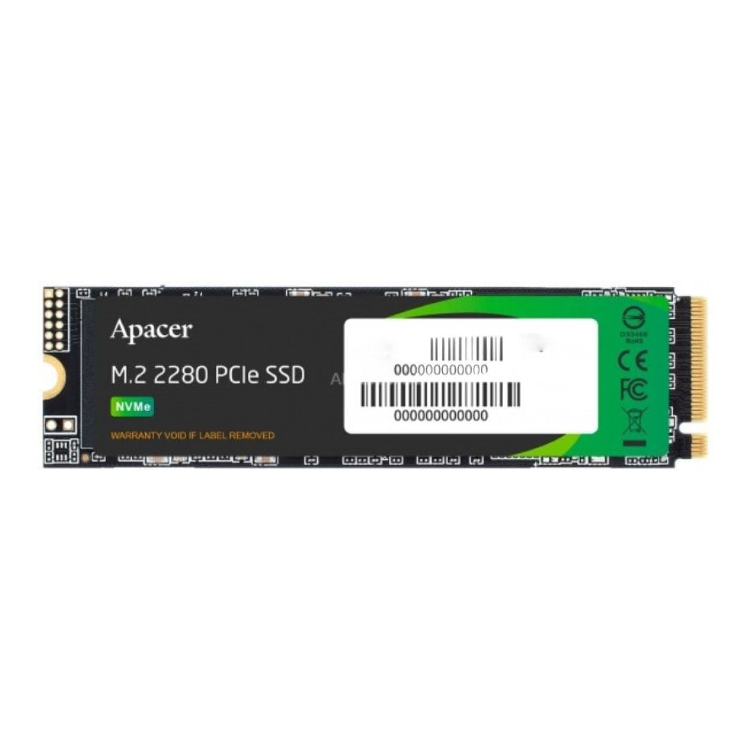 Disco SSD Apacer AS2280P4X 1TB/ M.2 2280 PCIe Gen3/ Full Capacity