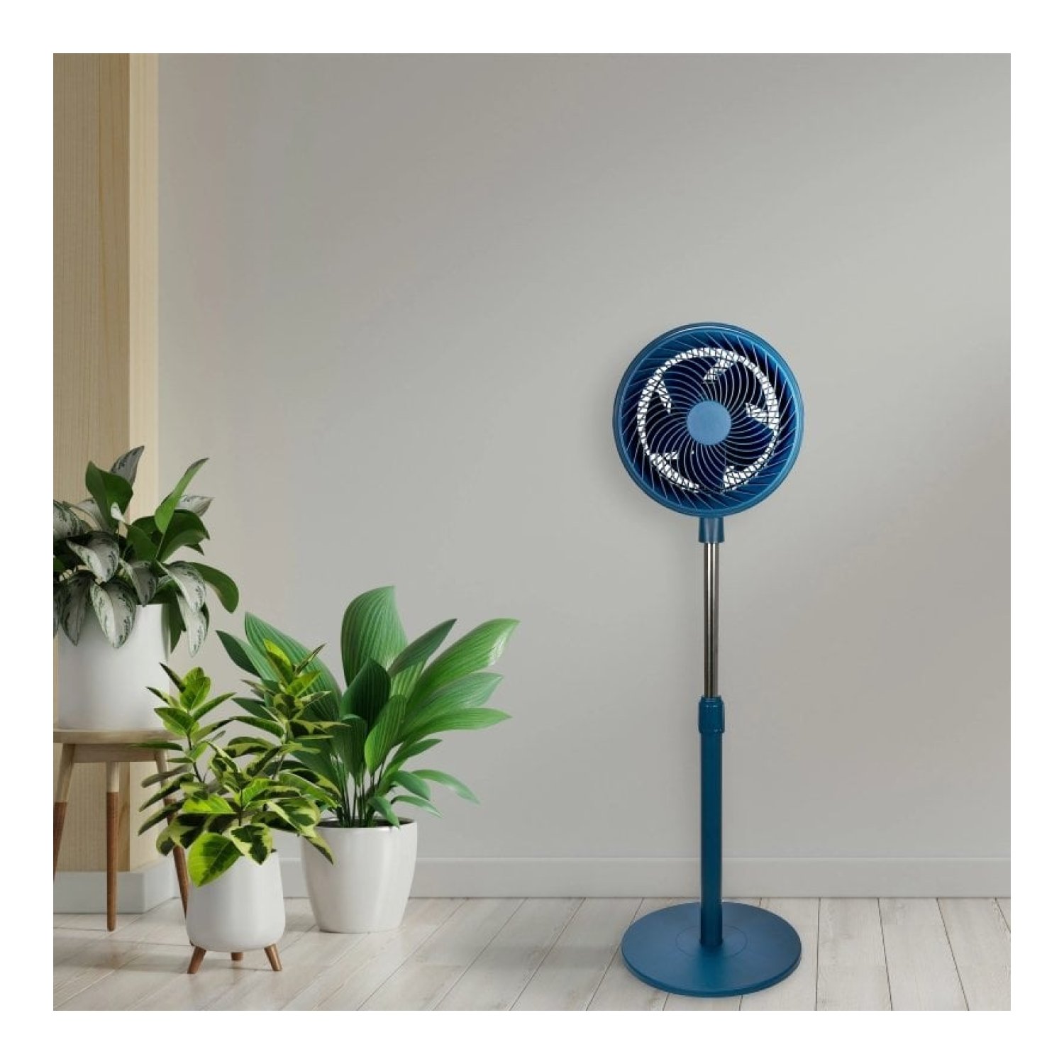 Ventilador de Pie Daewoo DW9005/ 80W/ 5 Aspas 25cm/ 3 Velocidades