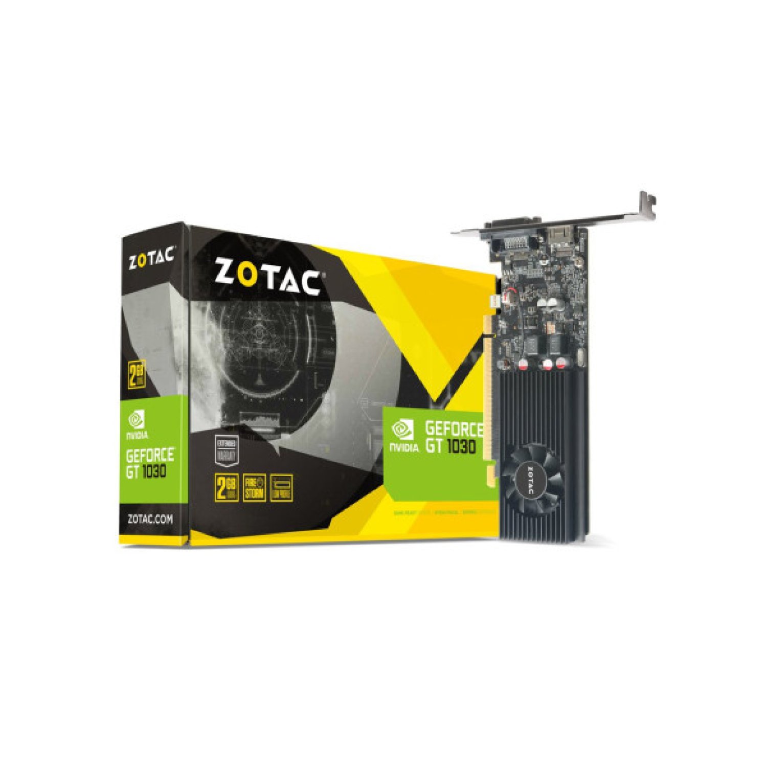 Zotac GeForce GT 1030 · 2GB GDDR5 · Tarjeta Gráfica