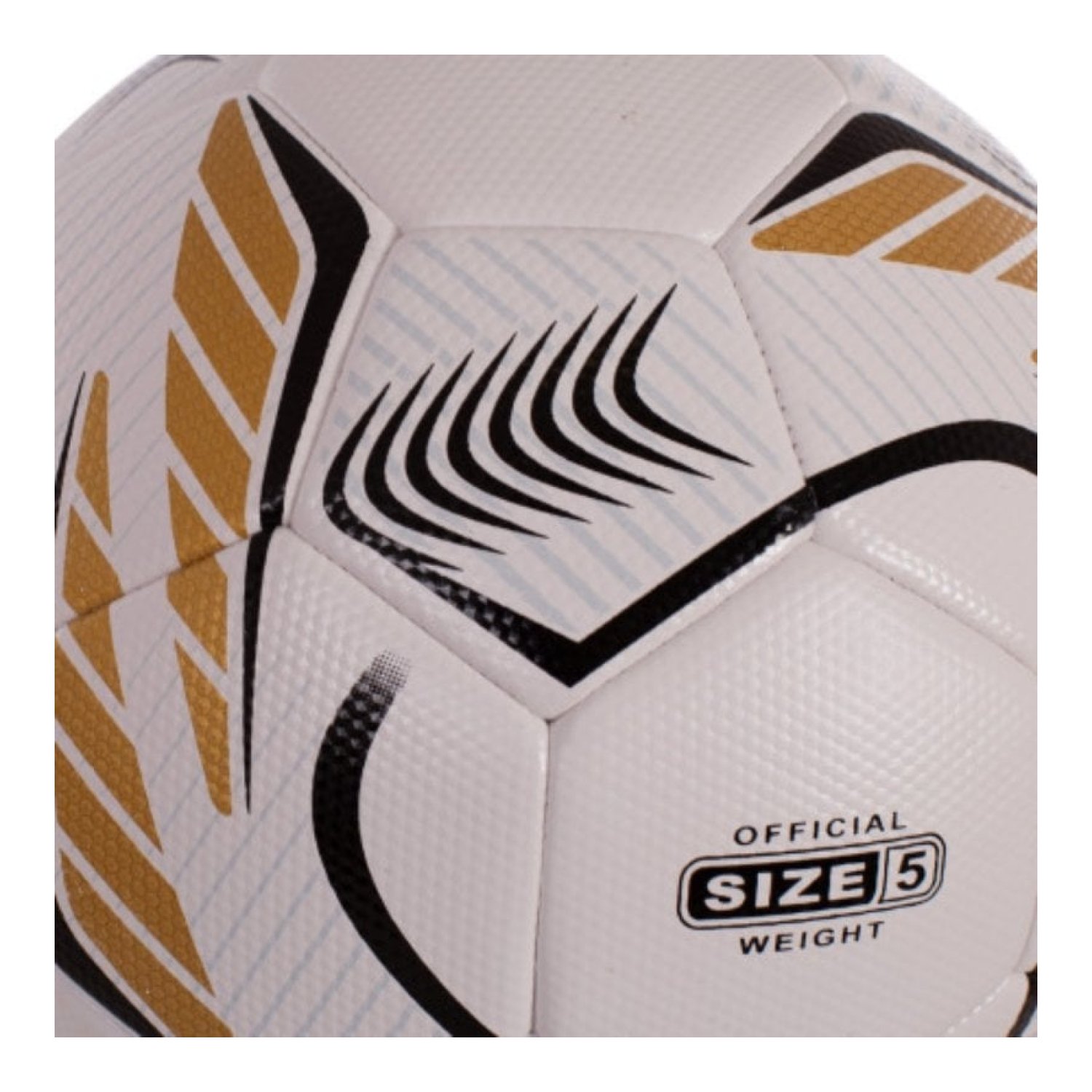 Balón de Fútbol Rox Sport R-Comand/ Blanco y Dorado