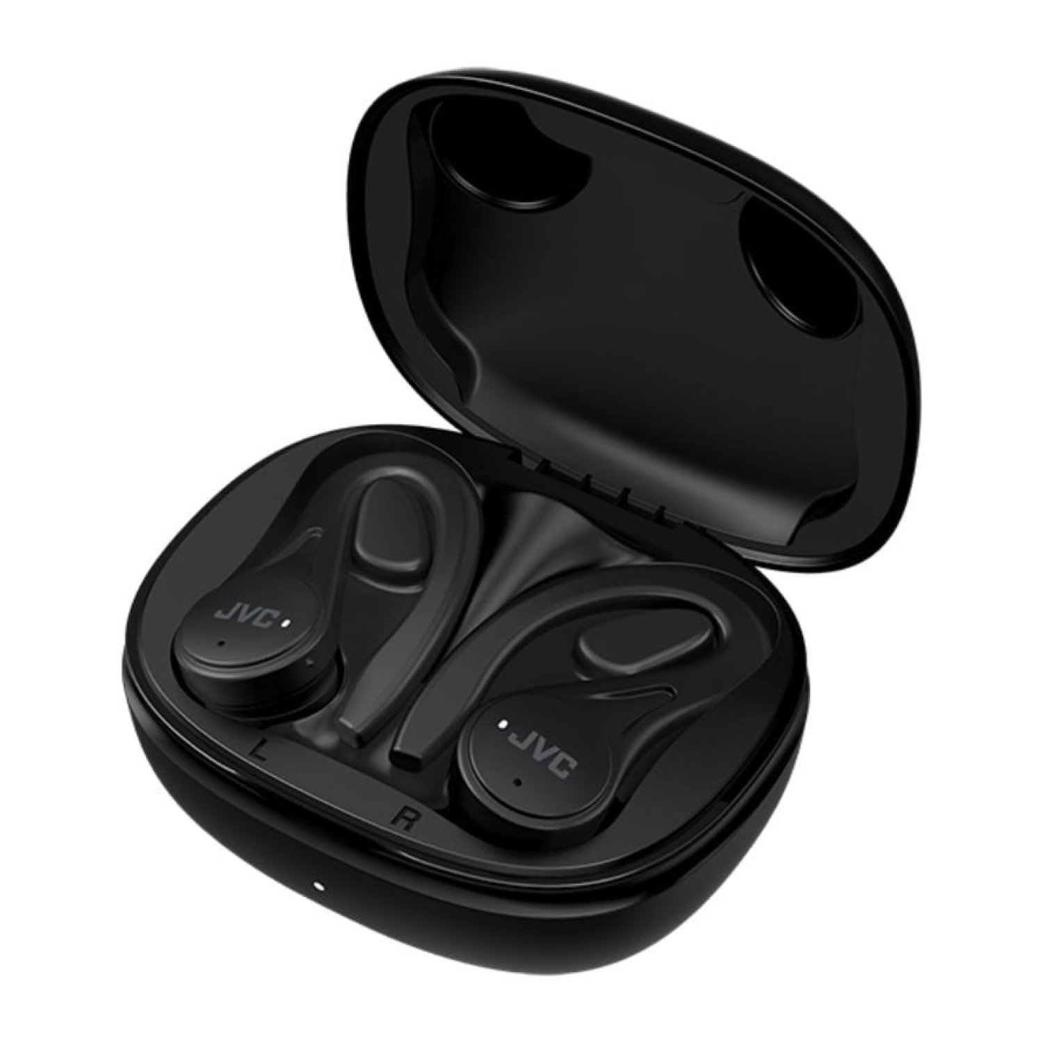 JVC HA-EC25T · Auriculares Bluetooth · Autonomía 7,5h · Estuche de Carga · Negros