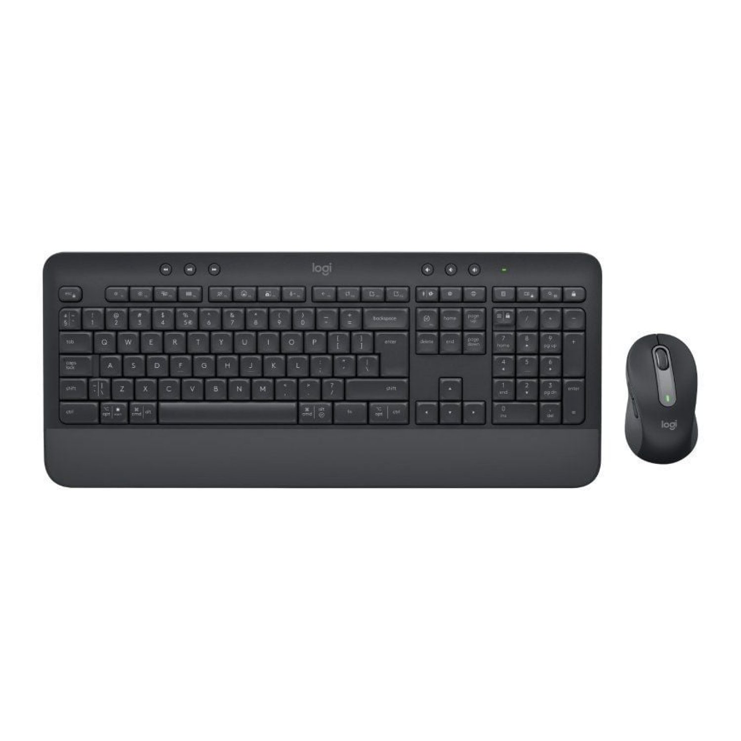 Logitech Signature MK650 · Teclado y Ratón Inalámbricos · Grafito · Diseño Ergonómico
