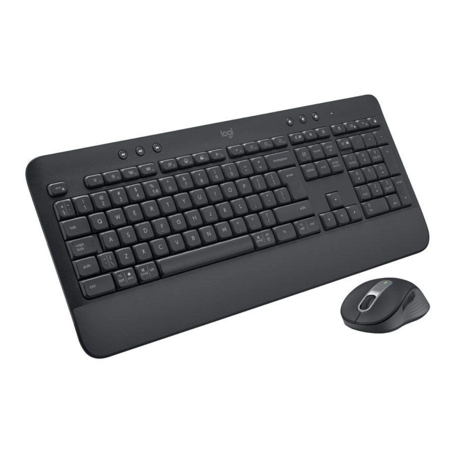 Logitech Signature MK650 · Teclado y Ratón Inalámbricos · Grafito · Diseño Ergonómico