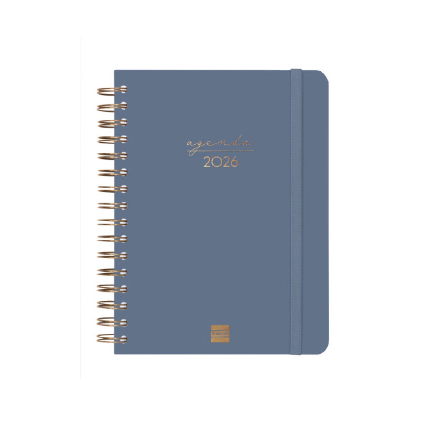 Finocam Agenda 2026 · Trendy Alma · Día por página · 155x212mm · Azul