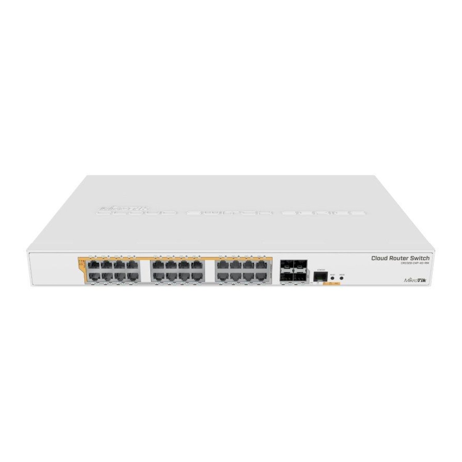 Switch Mikrotik CRS328-24P-4S+RM/ 28 Puertos/ RJ45 10/100/1000/ SFP/ PoE