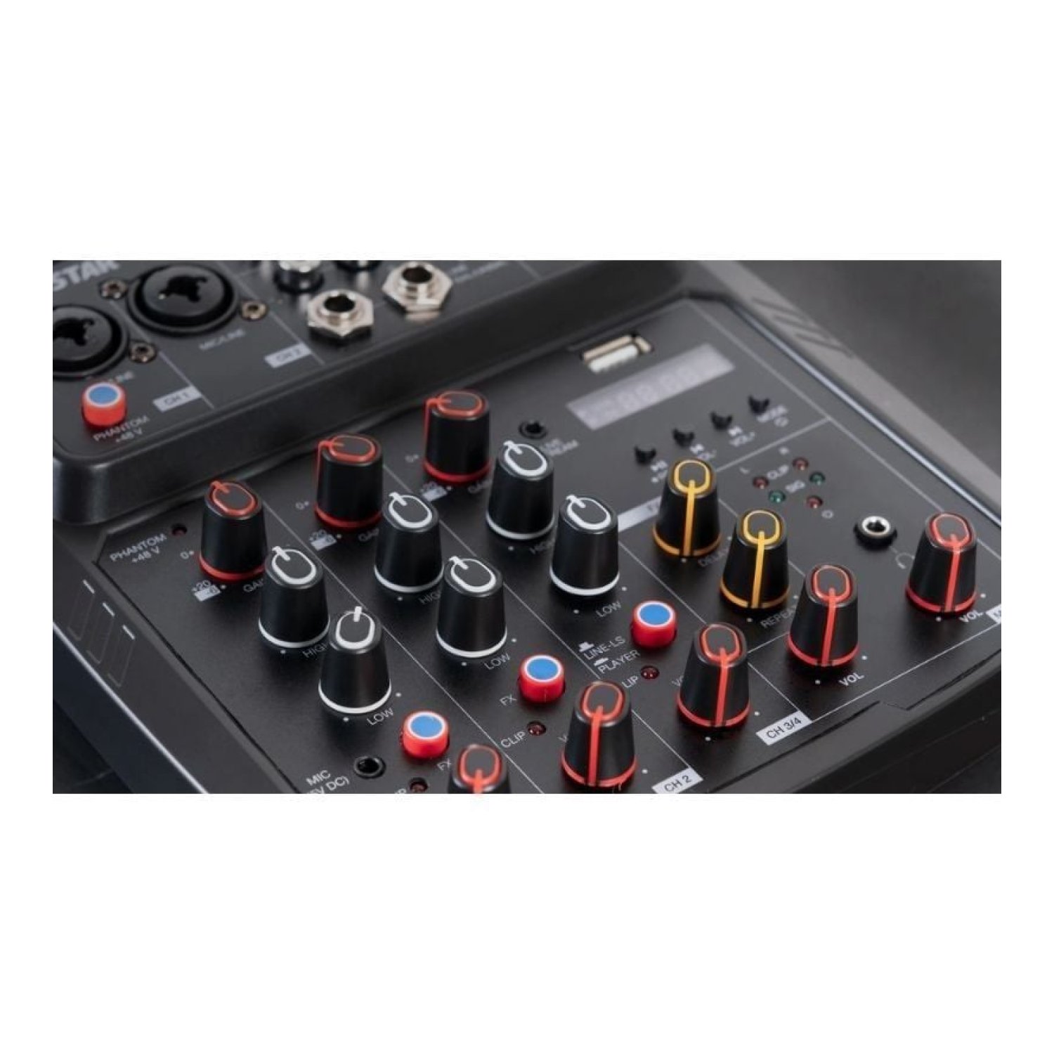 Fonestar Mix-4Live · Mesa de Mezclas · 4 Canales · Audio Profesional