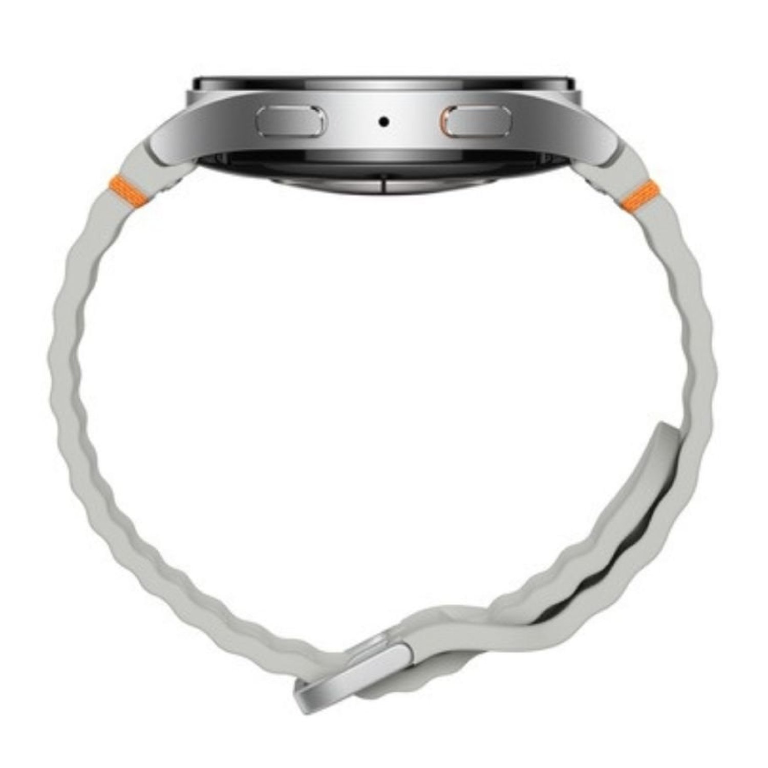 Samsung Galaxy Watch 7 · Notificaciones · Frecuencia Cardíaca · GPS · Plata