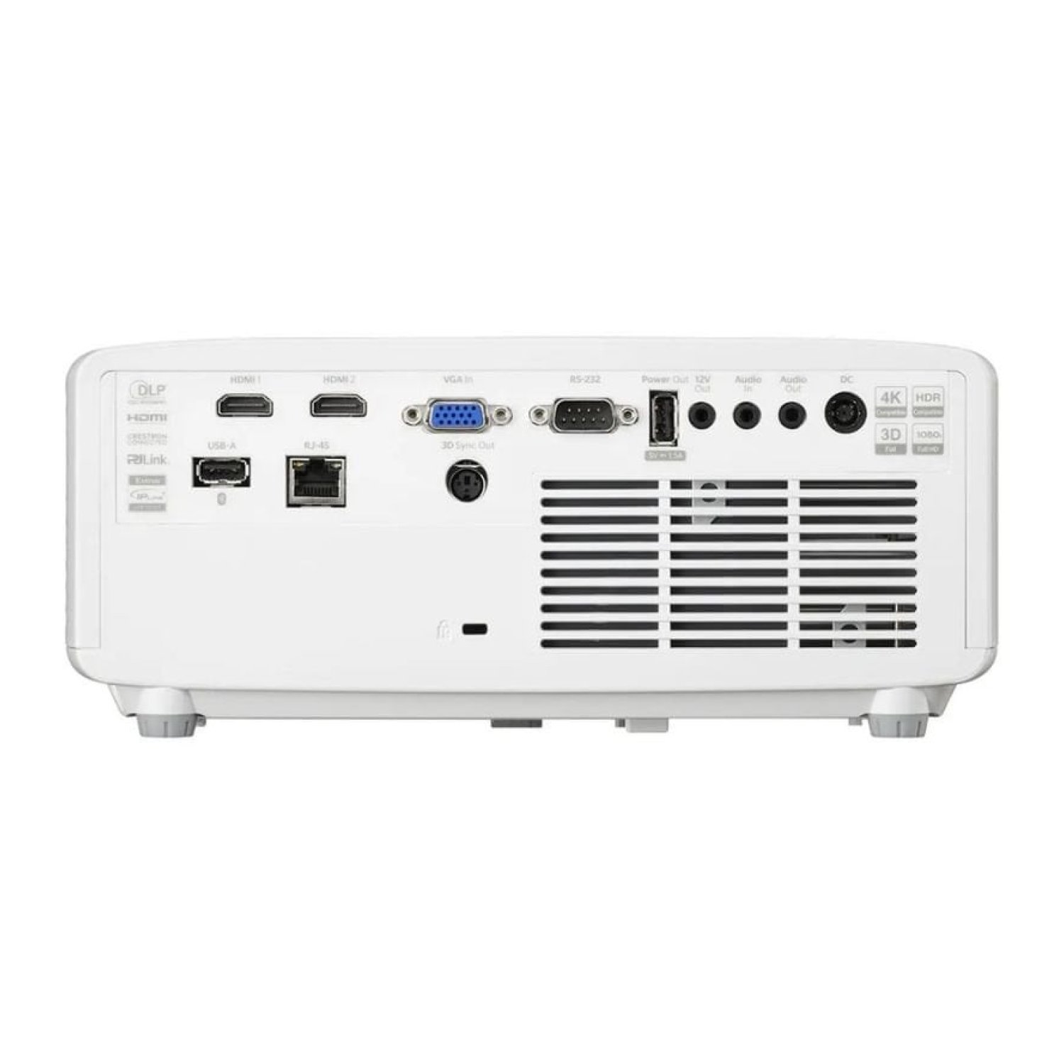 Proyector Láser Optoma ZH401e/ 4600 Lúmenes/ Full HD/ HDMI-VGA-RS232/ Blanco
