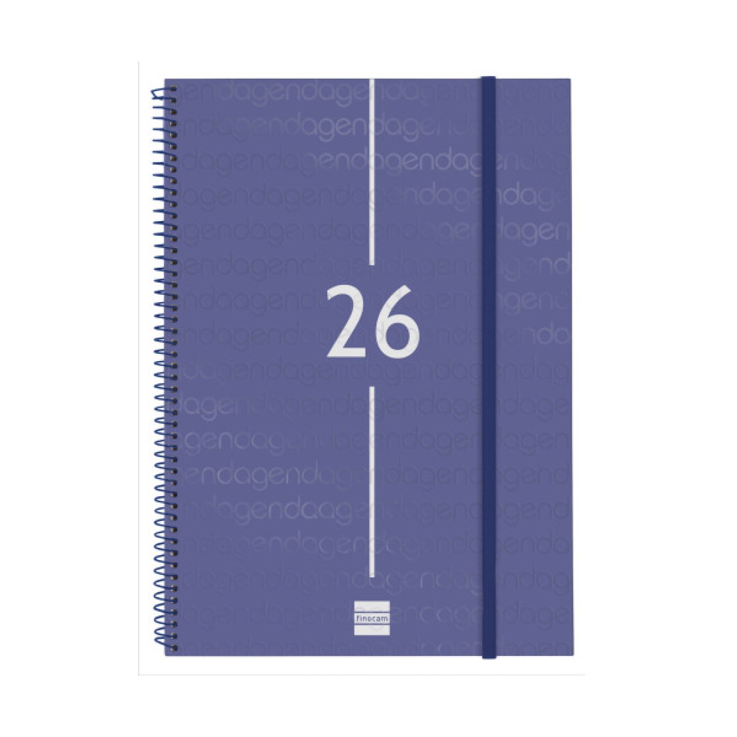 Finocam Agenda 2026 · Semana Vista · 210x297mm · Azul