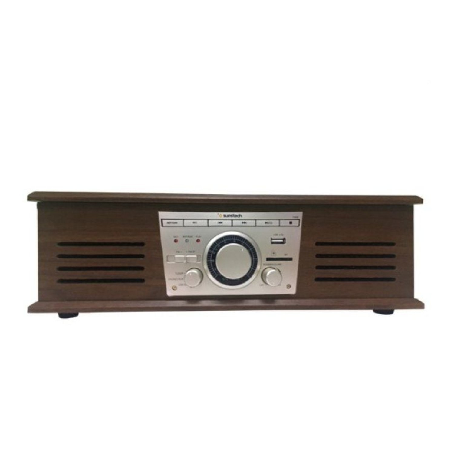 Tocadiscos Sunstech PXR32/ Bluetooth/ Radio FM/ Conversor a MP3