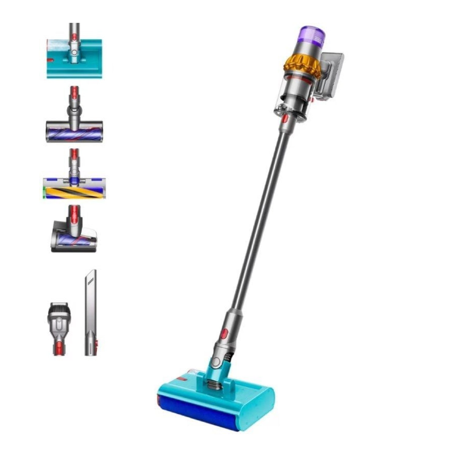 Dyson V15s Detect Submarine · Aspirador Escoba · 240W · Autonomía 60 min