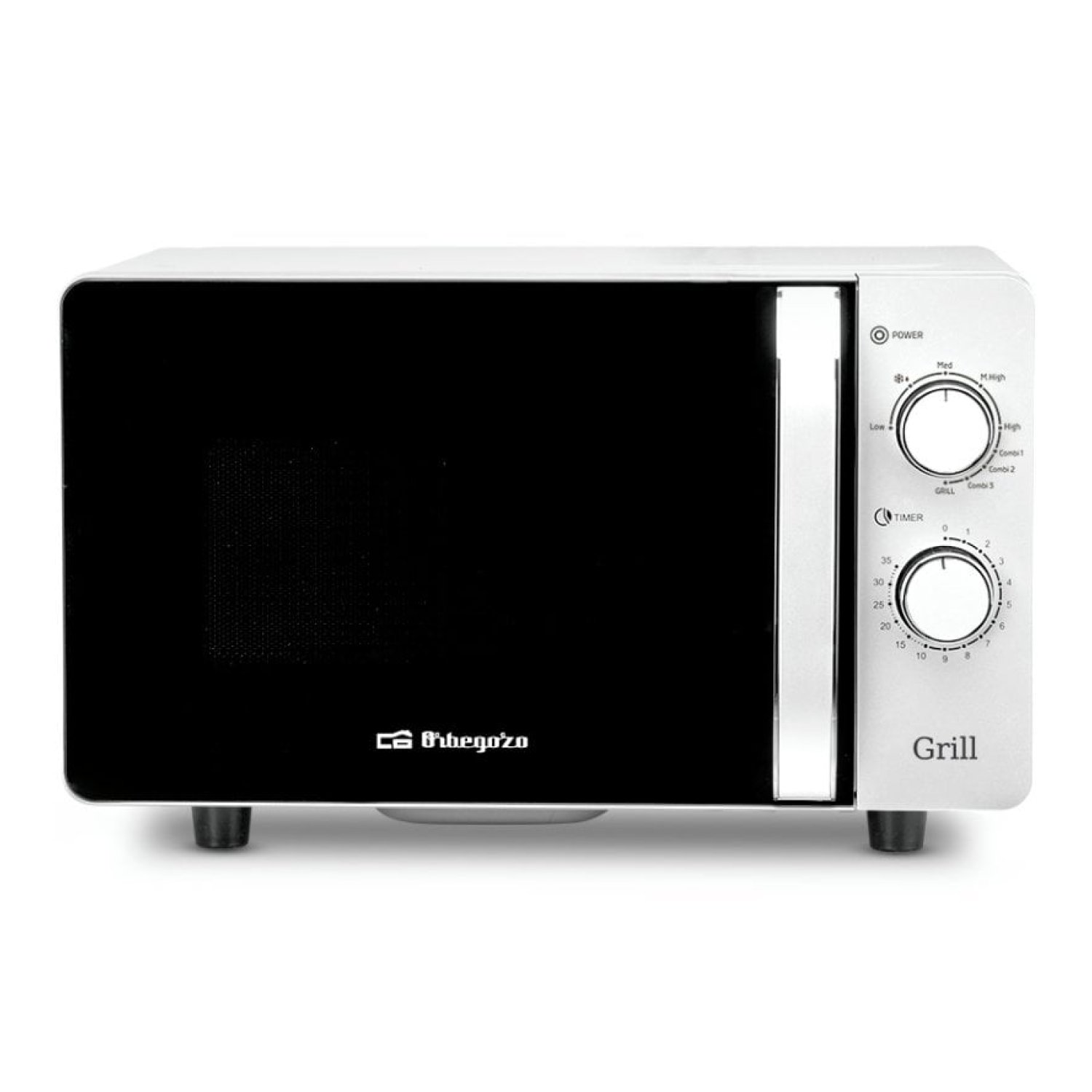 Microondas Orbegozo MIG 2070 CE/ 700W/ Capacidad 20L/ Función Grill/ Blanco