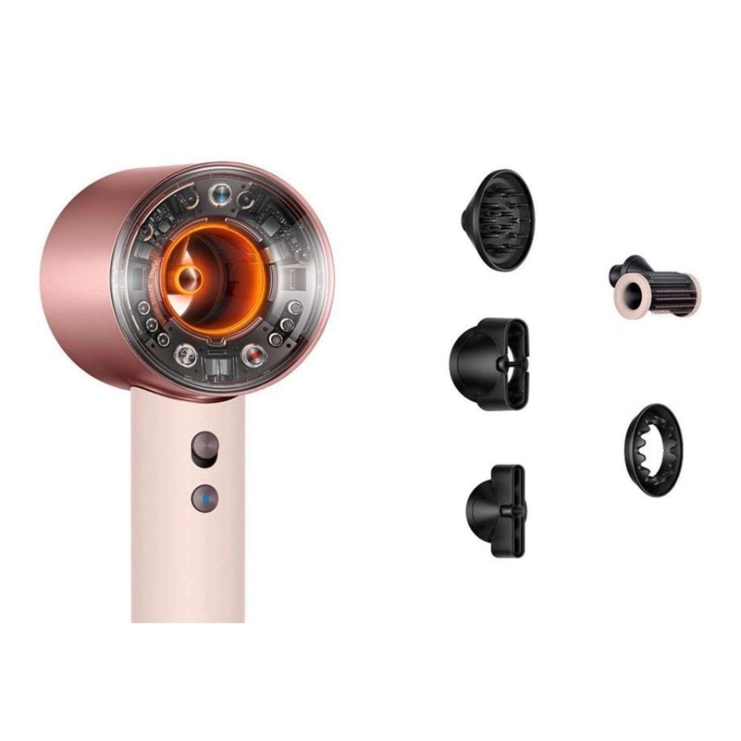 Secador Dyson Supersonic Nural/ 1600W/ Iónico/ Rosa Ceramico y Oro Rosa
