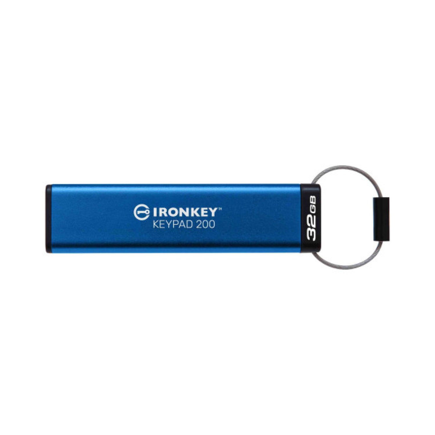 Kingston IronKey Keypad 200 · 32GB · USB 3.2 · Cifrado · Azul